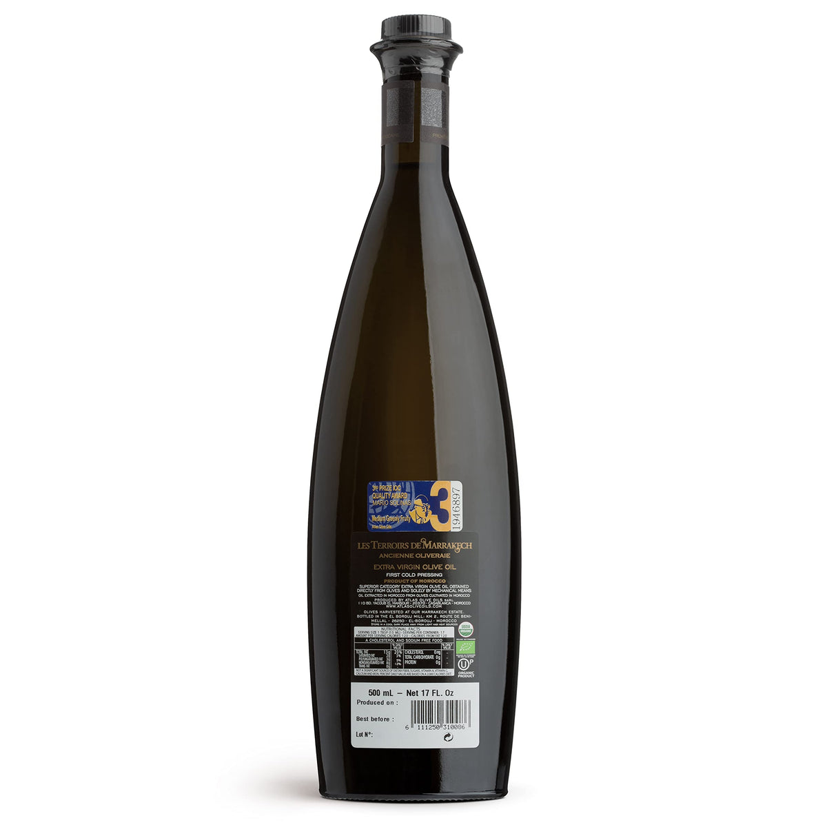 Pouring Les Terroirs De Marrakech EVOO, ideal for finishing dishes
