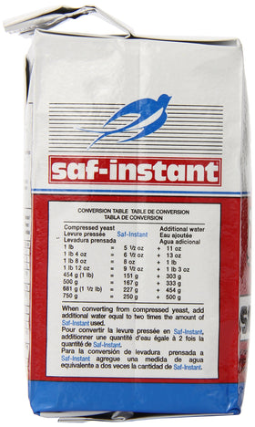 LeSaffre Saf-Instant Yeast in kitchen setup suggests versatile use across breads