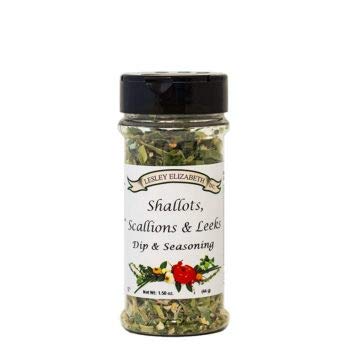 Lesley Elizabeth seasoning bottle adding onion-inspired flavor to many dishes.