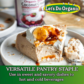 Let’s Do Organic Heavy Coconut Cream label highlights Organic and Non-GMO certification.