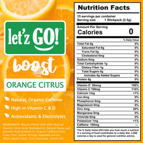 Let'z Go Clean Energy Drink Packet Mixed Berry delivers refreshing flavor, sugar-free