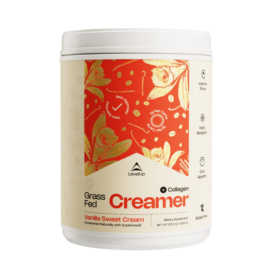 LevelUp Creamer energizing MCT oil boosts focus in coffee