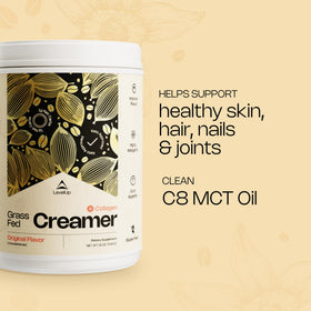 LevelUp Creamer smooth creamy texture blending into hot coffee