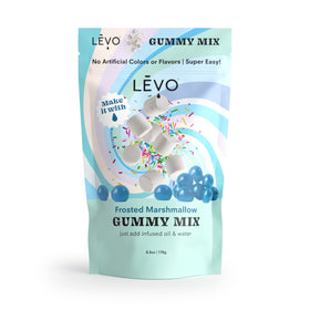 LEVO Gummy Mix Frosted Marshmallow bag showing dry ingredients for easy at-home gummies