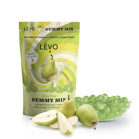 LEVO Gummy Mix Juicy Pear mold shaping gummies