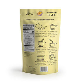 LEVO infusion setup with gummy mix—simple at-home flavor experiments