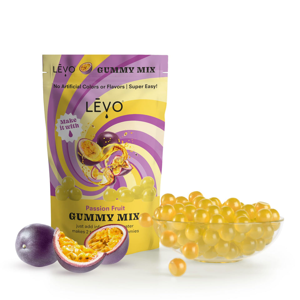 LEVO Gummy Mix Passion Fruit pack for easy at-home gummy making
