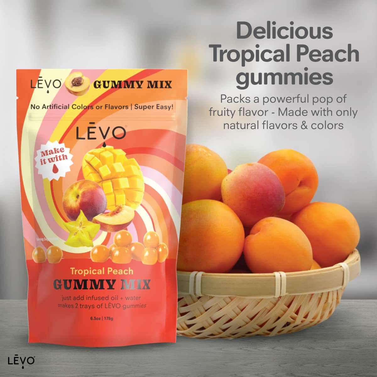 LEVO I infuser on counter with simple infusion setup