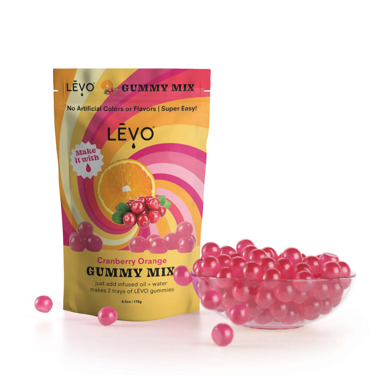 LEVO infusion machine with gummy setup demonstrates at-home making convenience.