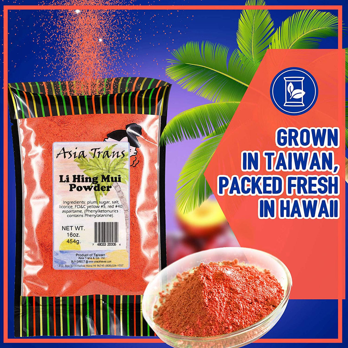 Li Hing Mui powder sprinkled on popcorn for a savory-sweet twist.
