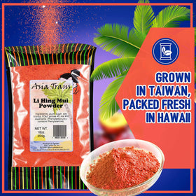 Li Hing Mui powder sprinkled on popcorn for a savory-sweet twist.