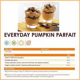 Libby’s canned pumpkin is American-made with no fillers.