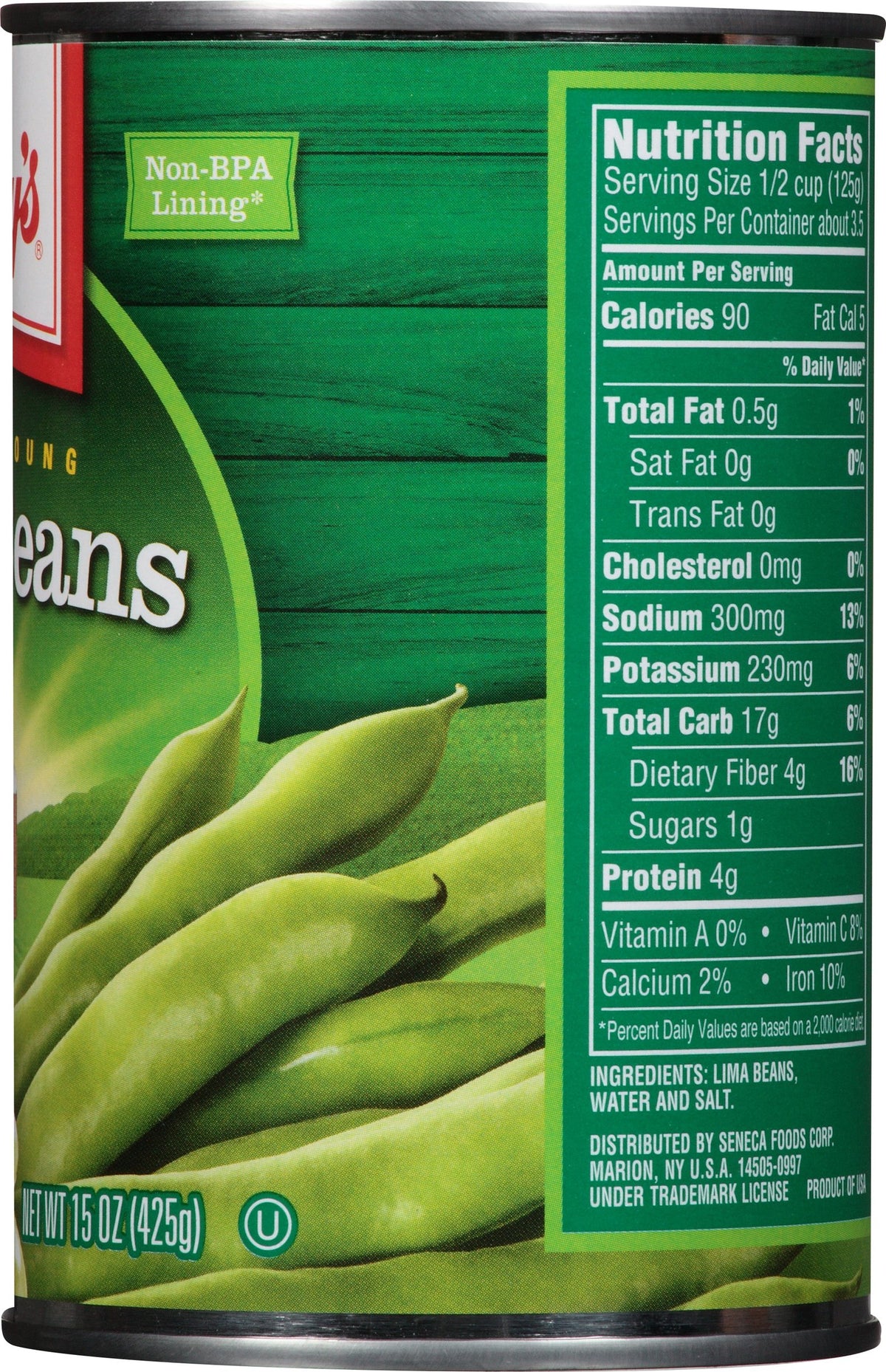 Close-up of Libby's 15 oz can label highlighting trusted quality.
