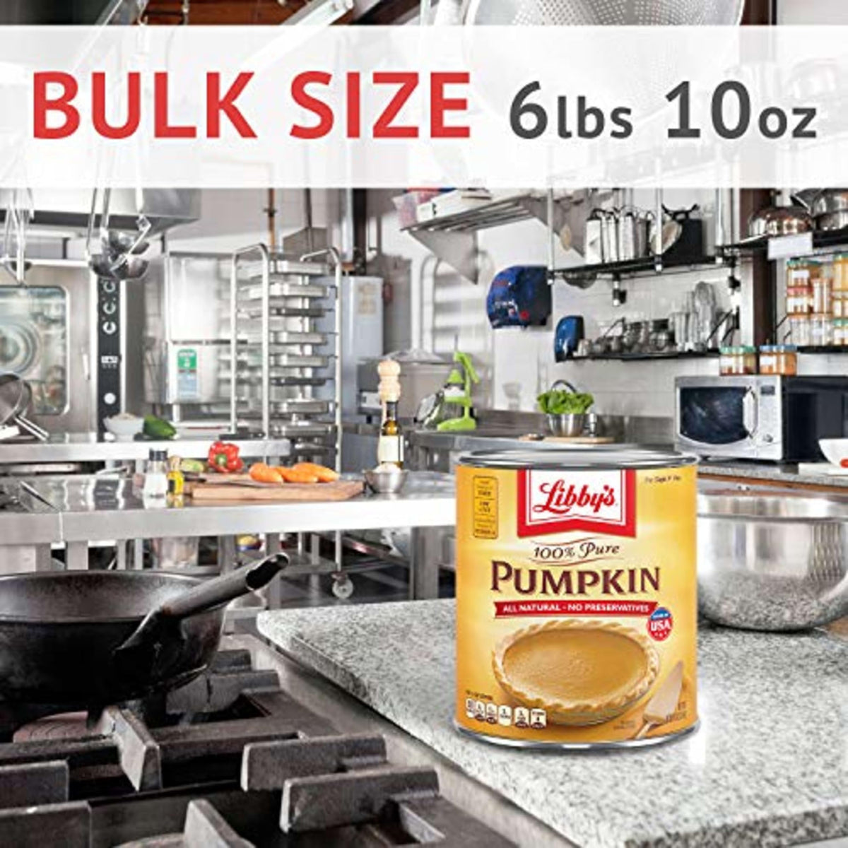 Libby’s pumpkin provides vitamin A and dietary fiber.