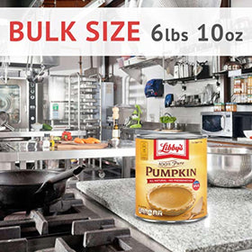 Libby’s pumpkin provides vitamin A and dietary fiber.
