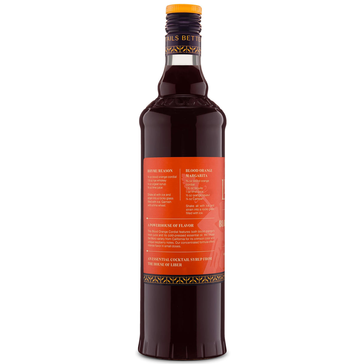 Dessert topping with Liber & Co. Blood Orange Syrup adds citrus nuance.