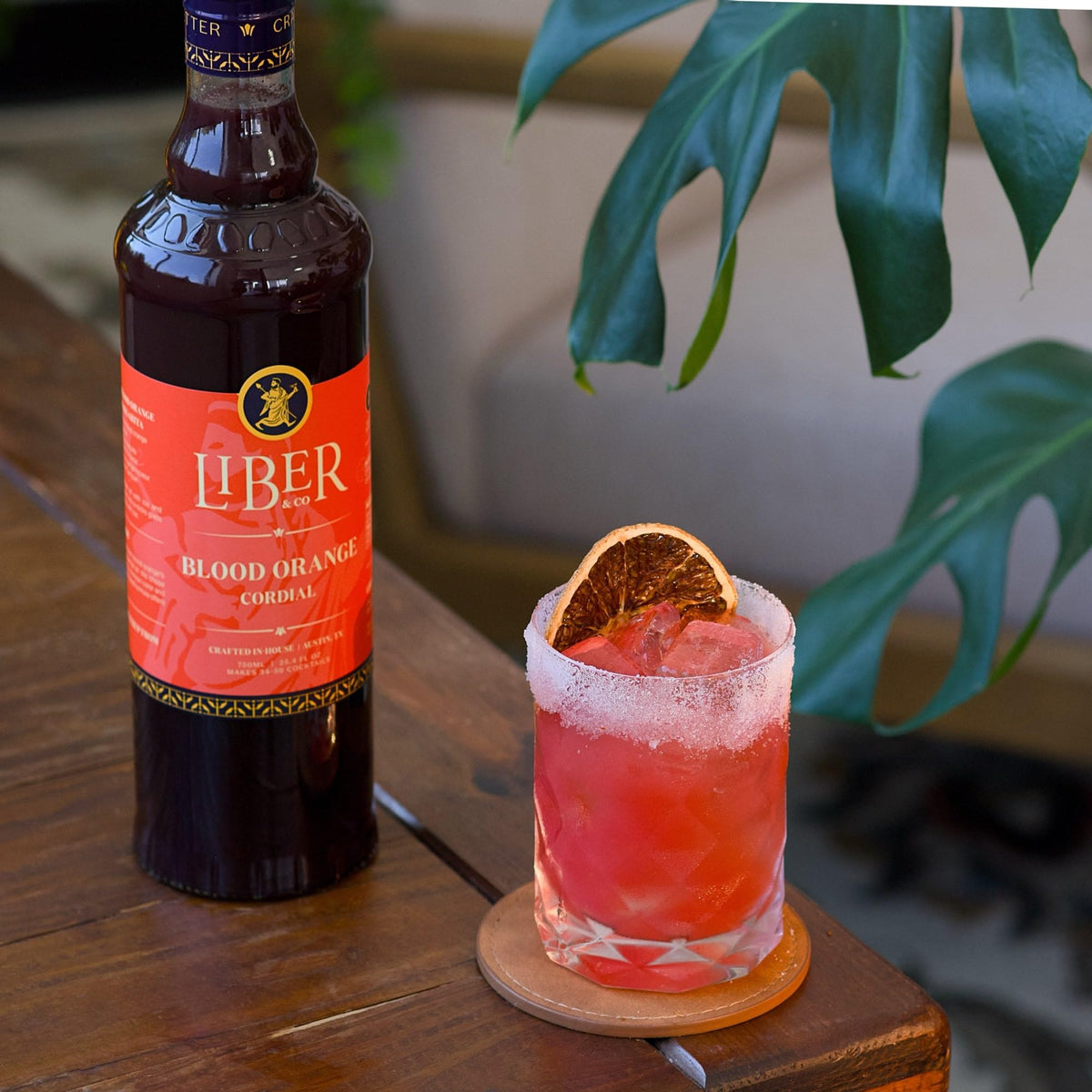 Liber & Co. Blood Orange Syrup enhances margarita variations with depth.