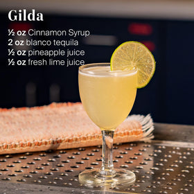 Cinnamon Old Fashioned using Liber & Co. Syrup for depth