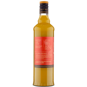 Liber and Co. Fiery Ginger Syrup Dark 'N Stormy glass presentation.