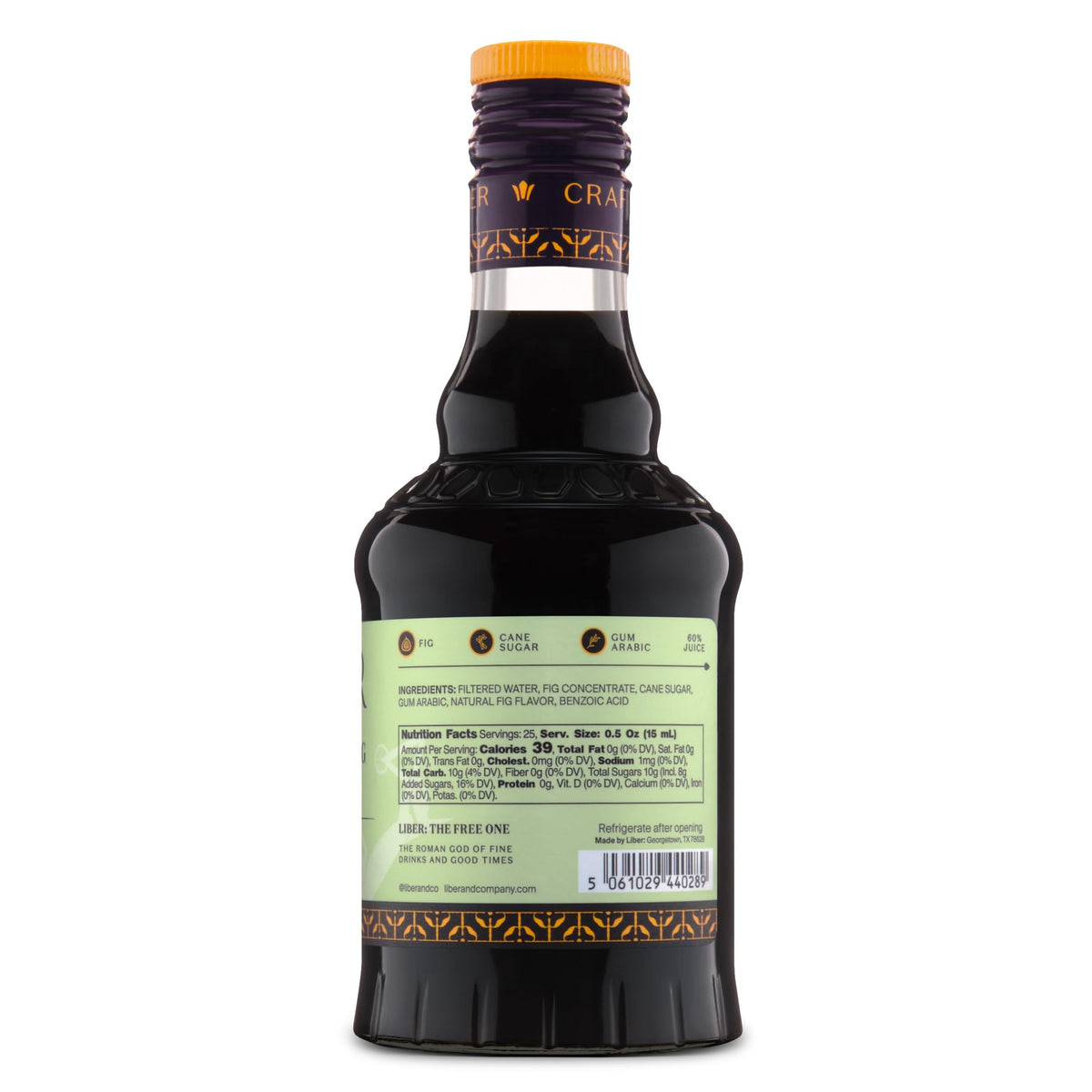 Liber & Co Manhattan with fig syrup, balanced sweetness elevates modern cocktail profiles