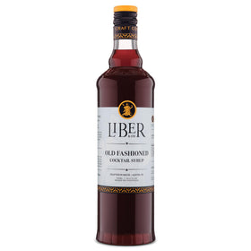Liber & Co. Old Fashioned Mix bottle front for bar-quality cocktails at home.