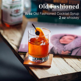 Liber & Co. Old Fashioned Mix label detail signals authentic, premium ingredients.