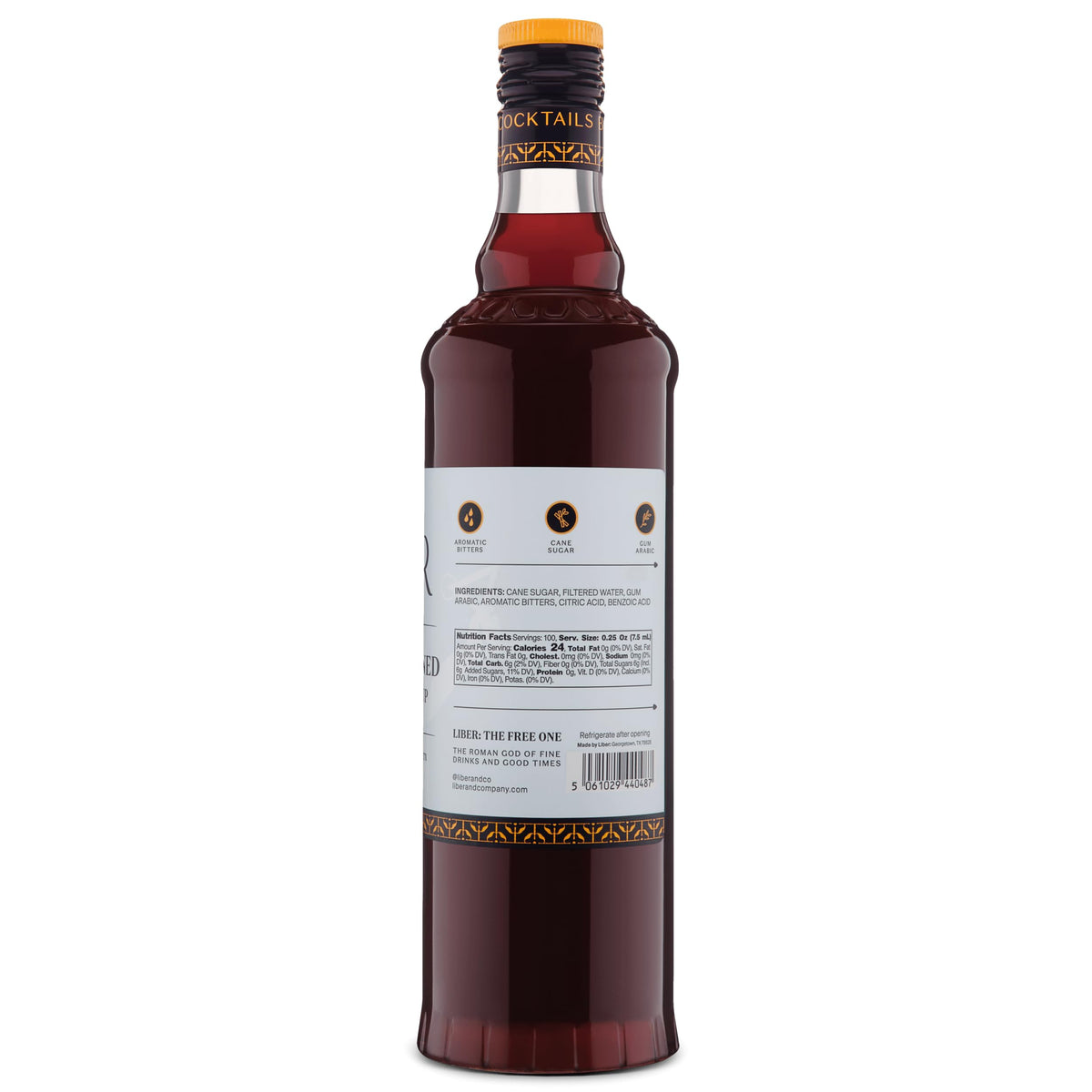 Gift-ready packaging for Liber & Co. Old Fashioned Mix.