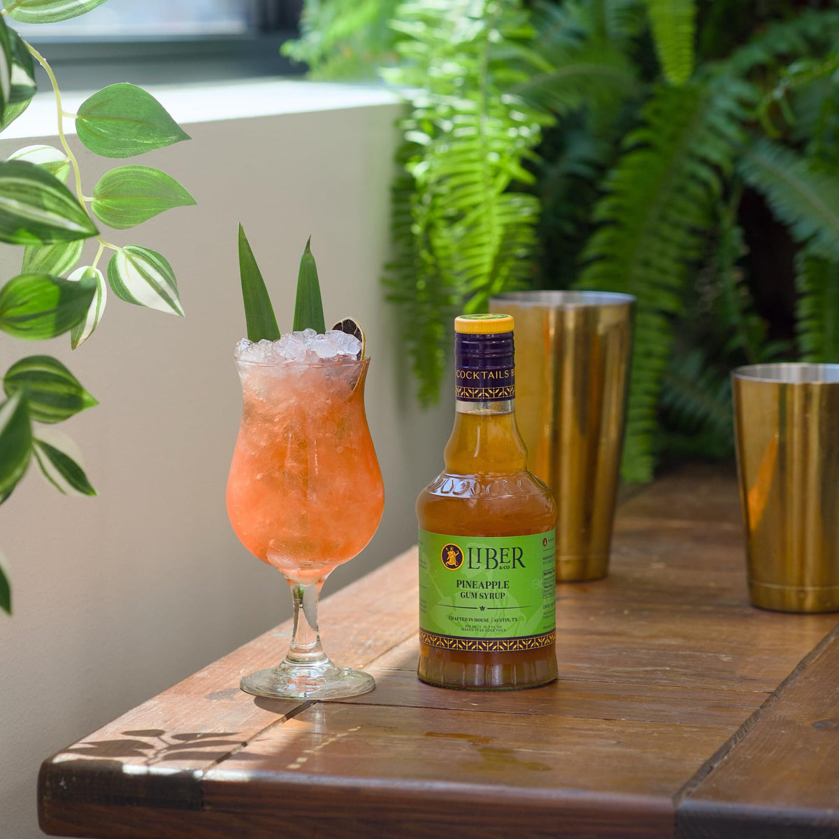 Costa Rica golden pineapple fruit used in Liber & Co syrup