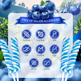 LIDATREE blueberry twist lollipop wrappers keep treats fresh and hygienic