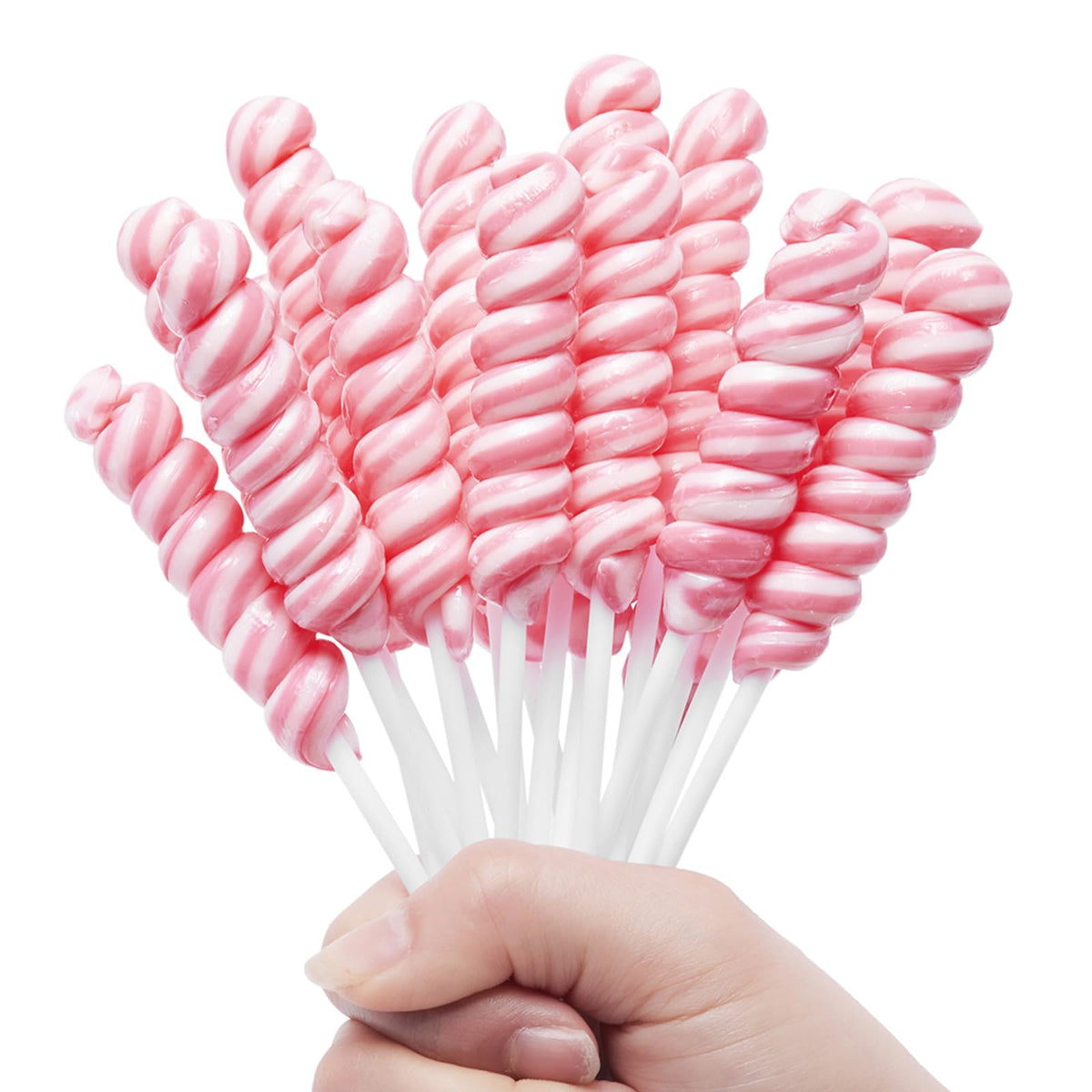 LIDATREE pink-twisty-lollipops bulk-pack for festive party planning.