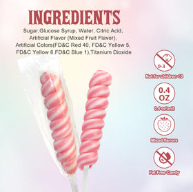 LIDATREE sealed-fresh-lollipops keep dust and moisture out.