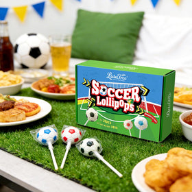 LIDATREE soccer lollipops individually wrapped, convenient for sharing and hygiene.