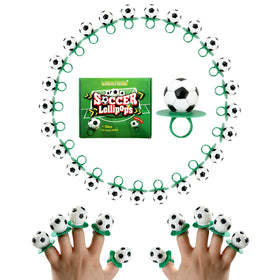 LIDATREE Soccer Ring Candy bulk pack, ideal for party favors and celebrations.