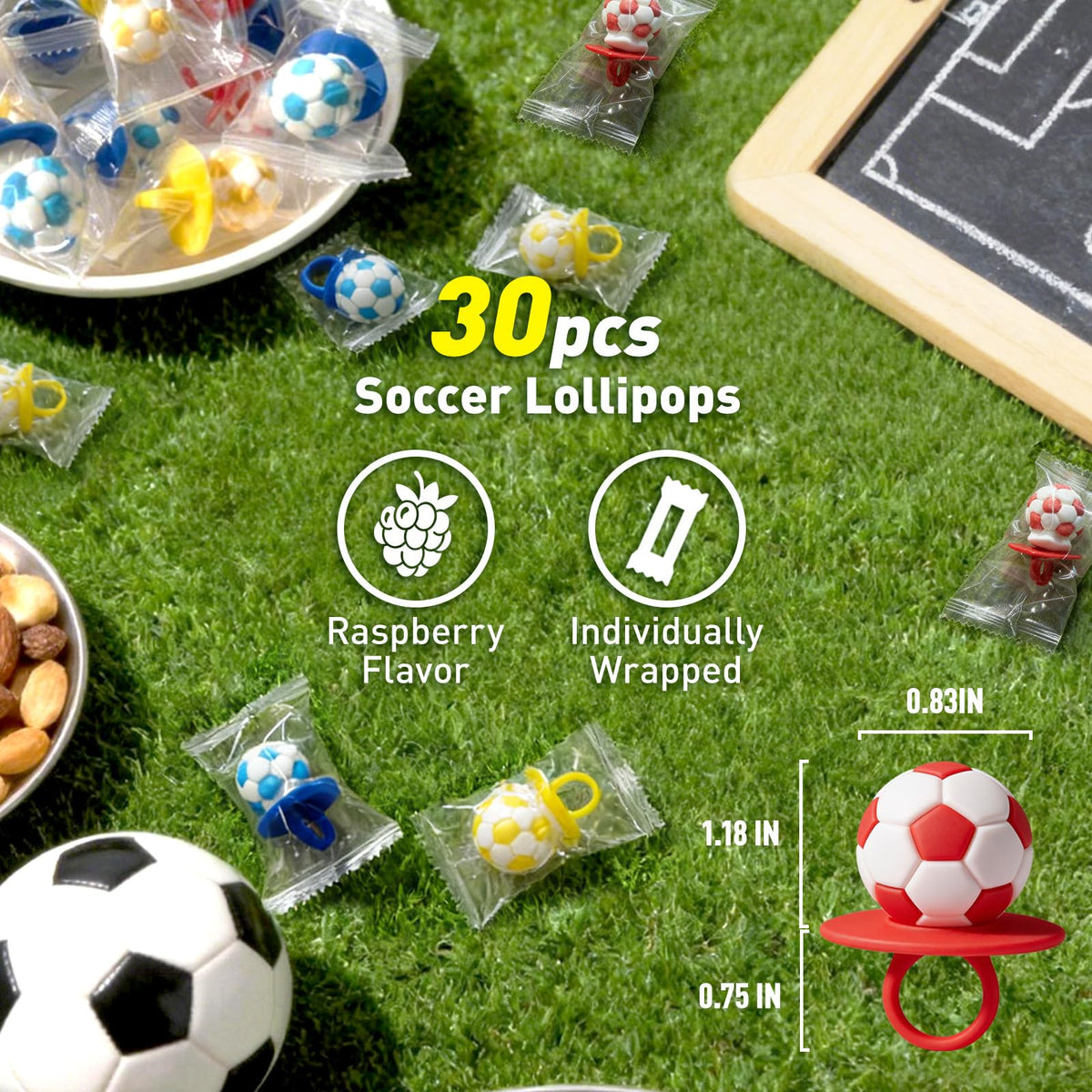LIDATREE three-color ball-shaped candy bags for World Cup watch parties