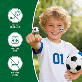 LIDATREE sports ball lollipops, fun themed treats for games and parties.