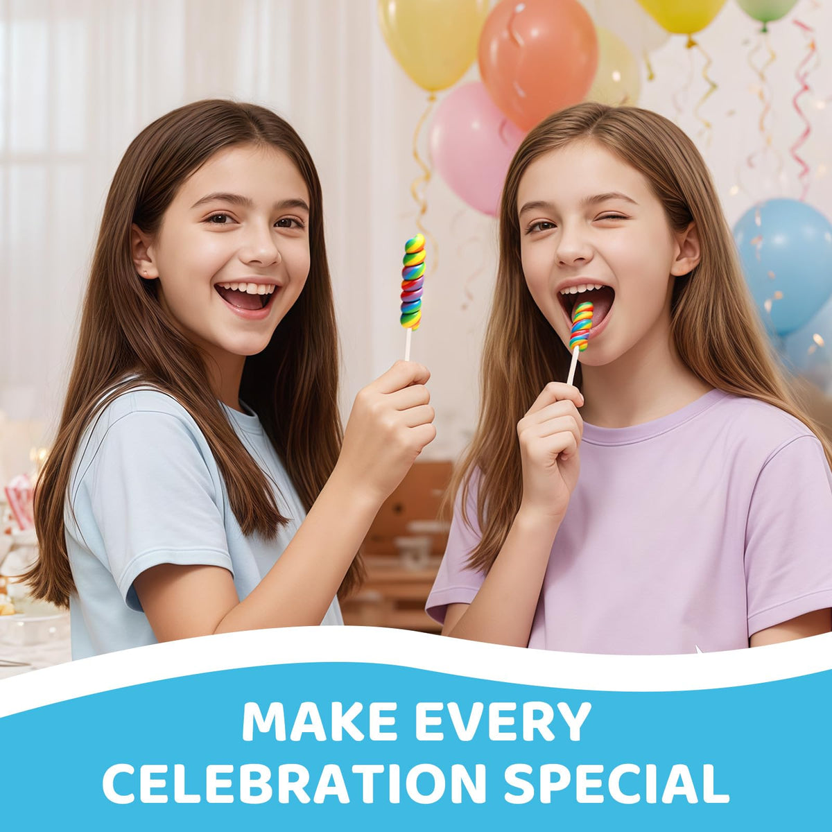 Each lollipop weighs 12g, perfect as a light treat.