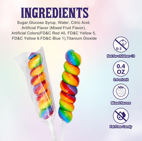 Individually wrapped lollipops highlighting hygiene and sharing.