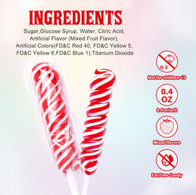 LIDATREE twist lollipops add playful color to events.