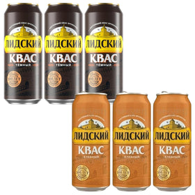 KVASS LIDSKI bread kvass variety pack ready for gatherings