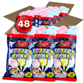 Lieber's Cotton Candy blue flavor bags for parties and celebrations