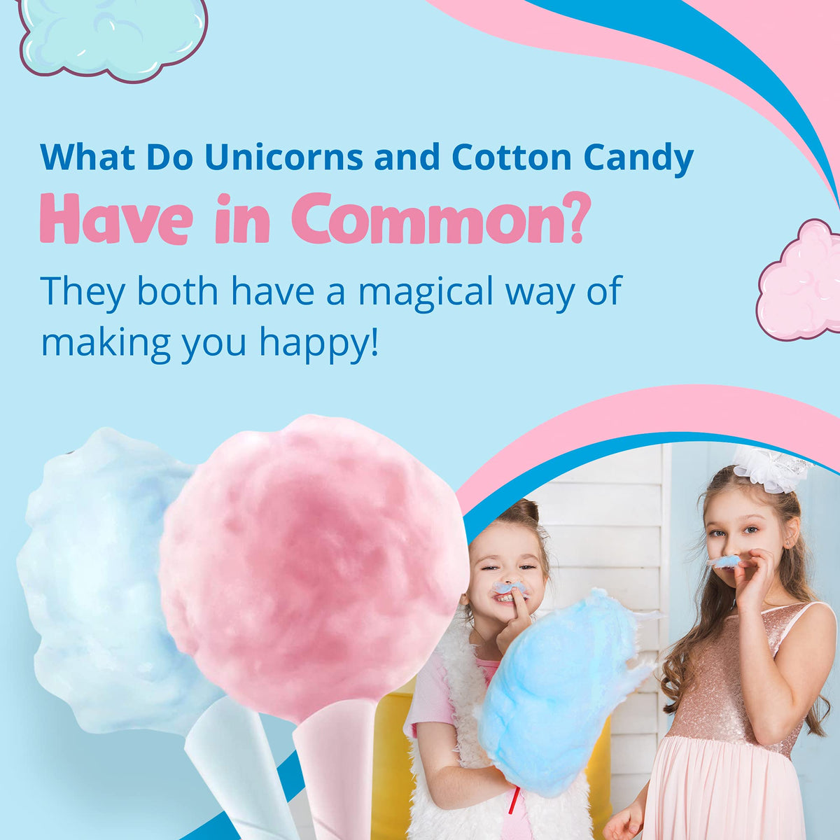 Lieber's kosher labeling on cotton candy packaging