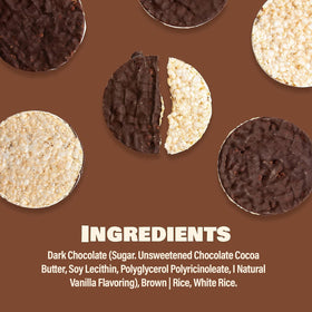 Lieber's rice cakes deliver crisp texture and light crunch in every bite.