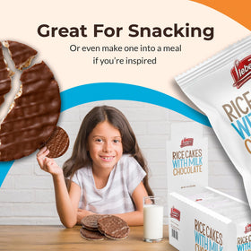 Lieber's Rice Cake top view showcases convenient single-serving bites.