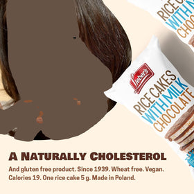 Lieber's rice cakes on-the-go pack for crunchy snacking