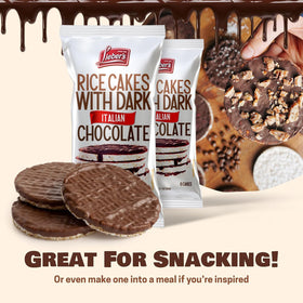 Lieber's rice cakes topped with fruit offer a balanced, naturally sweet option.