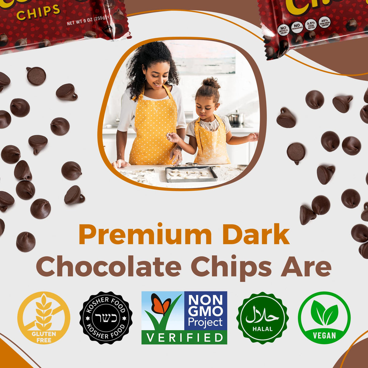 Chips in baked goods highlighting vegan gluten-free delights from Lieber's.