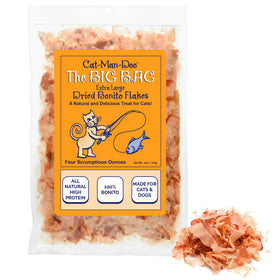 Life Essentials Bonito Flakes packaging front — single-ingredient protein for pets.