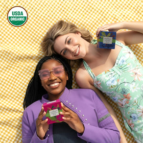 Life Plus Style Gourmet organic tea leaves with natural flavors.