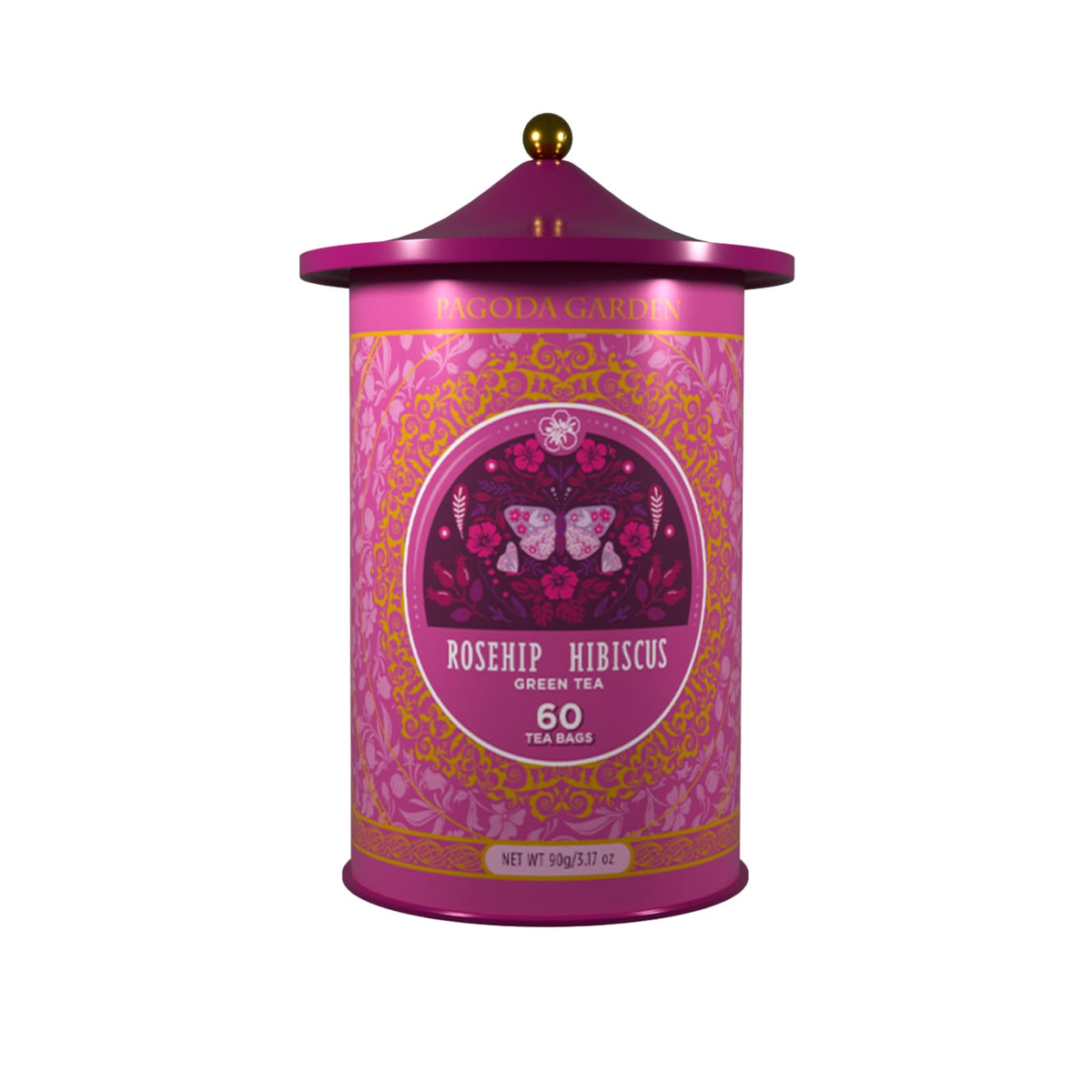 Life Plus Style Gourmet Pagoda Garden tea cup with rosehip hibiscus aroma