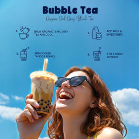 Life Plus Style Gourmet Secret Garden hot cup, caffeinated black tea aroma and flavor.
